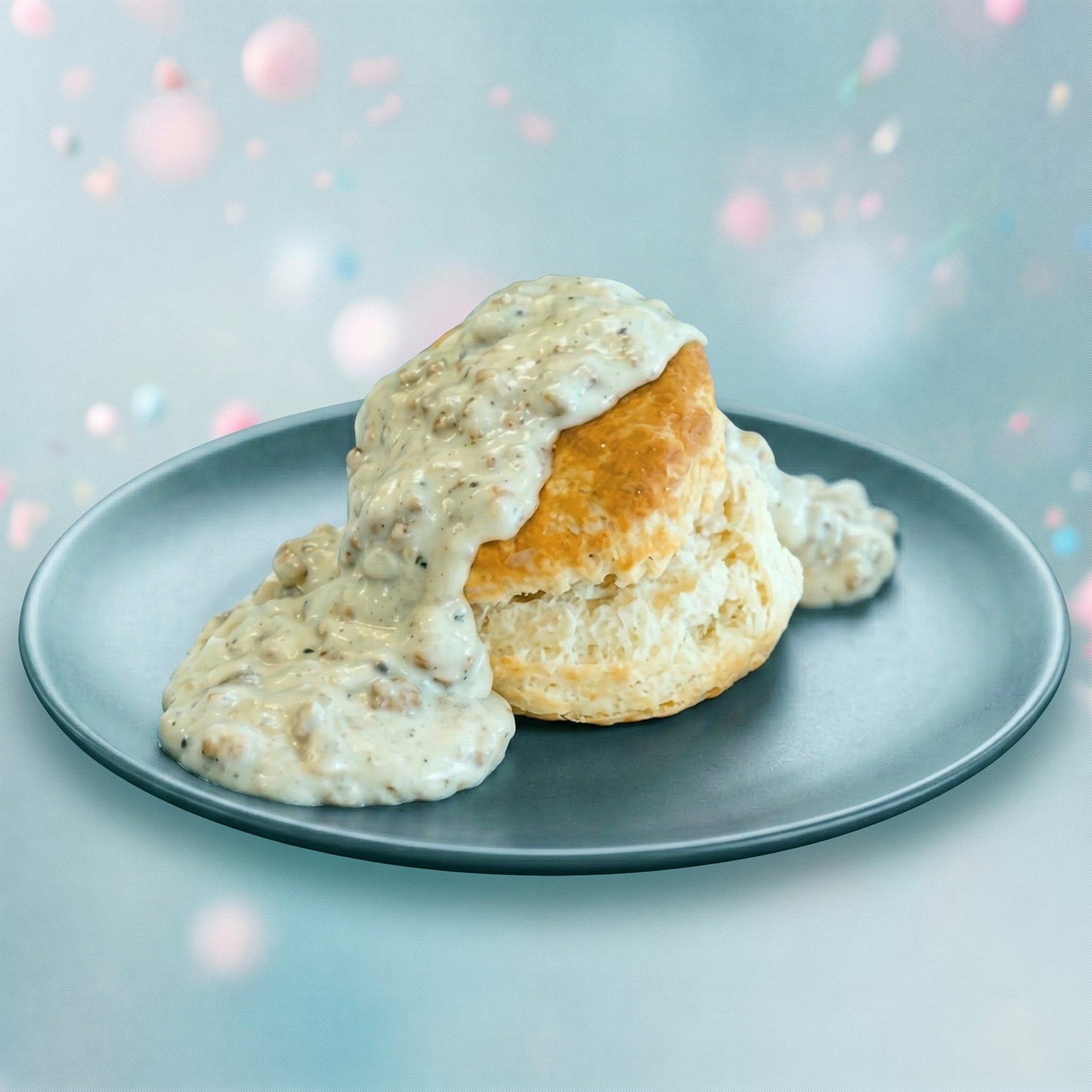 Single Biscuit and Gravy.