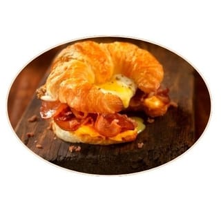 Breakfast Sandwich with Meat